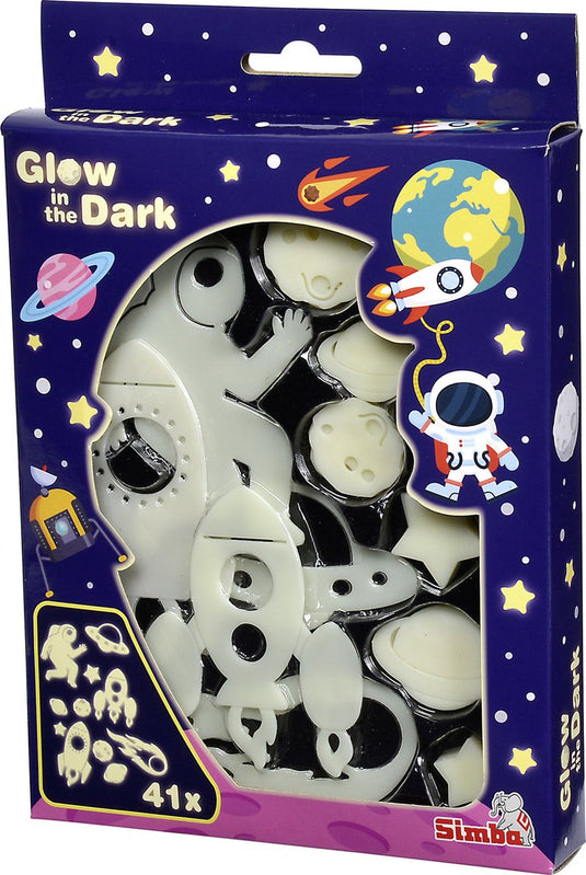 Simba - glow in the dark space set - versiering - licht op in het donker