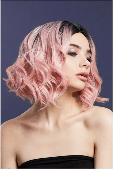Fever - kourtney two toned blend baby pink pruik - roze