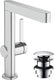 Hansgrohe finoris - wastafelmengkraan - ééngreeps bediening - met afvoerplug - 230mm - draaibare uitloop - chroom