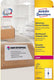 Etiket avery 99 - 1x67 - 7mmt 25 vel 8 etiketten per vel wit
