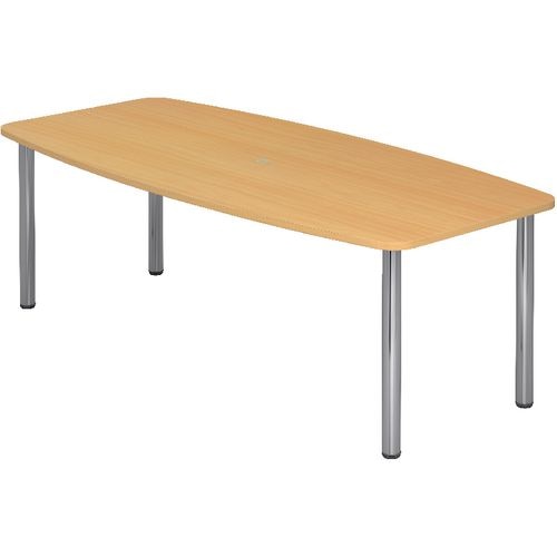 Bach vergadertafel hammerer kt22c 6 melamine zelfbouw 1030x740mm bruin