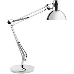 Bureaulamp alba archifluoch zilver 15w
