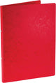 Bronyl ringmap | voor ft a4 | uit glanskarton | 2 ringen van 16 mm | rood
