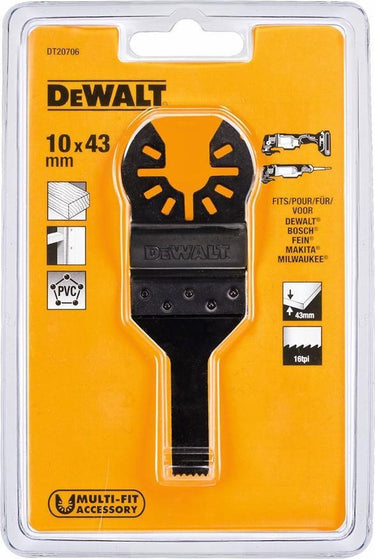 Dewalt dt20706 universeel multitool zaagblad voor hout - 10mm