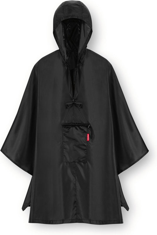 Reisenthel mini maxi poncho regenponcho - opvouwbaar - zwart