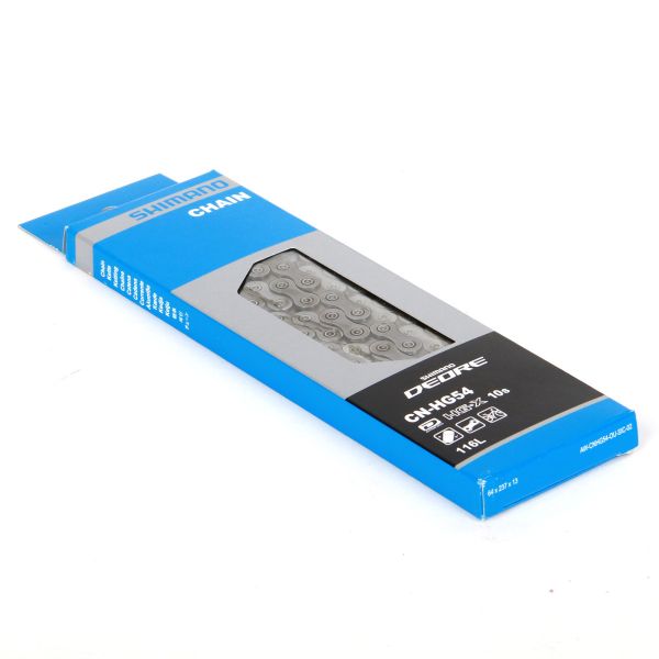 Load image into Gallery viewer, Shimano HG54 10 speed Ketting - 10v Mountainbikegroep - Zilver - 116 schakels
