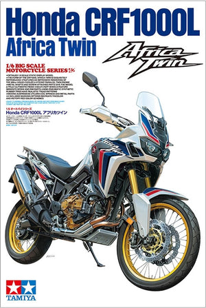 Tamiya modelbouwpakket auto - 16042 honda crf1000l africa twin plastic - 1:6 - modelbouw