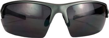 Mirage zonnebril grijs zwart lens icegreen