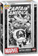 Funko pop comic cover: marvel 85th anniversary - captain america pop #61