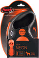 Flexi rollijn new classic neon tape zwart oranje
