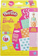 Play-doh -patronenpakket barbie parels en strikken - navulset - boetseerklei