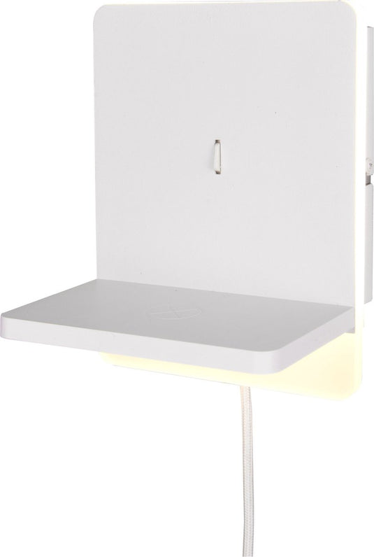 Trio fairfield - wandlamp - wit mat - incl. 1x smd 9 w -