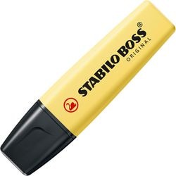 Stabilo tekstmarker boss original pastelgeel