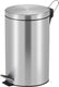 V-part - pedaalemmer 12 liter - stainless steel plastic - mat rvs - prullenbak