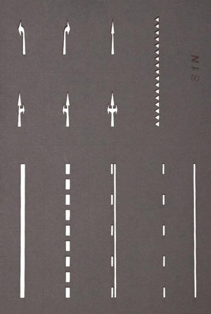 Noch 34240 n straatmarkering-sjablonen