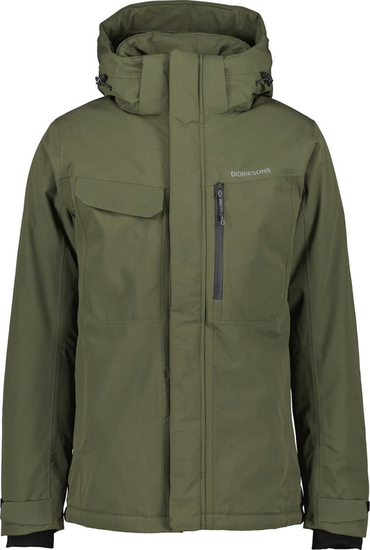 Didriksons stefan usx jkt heren outdoorjas - deep green