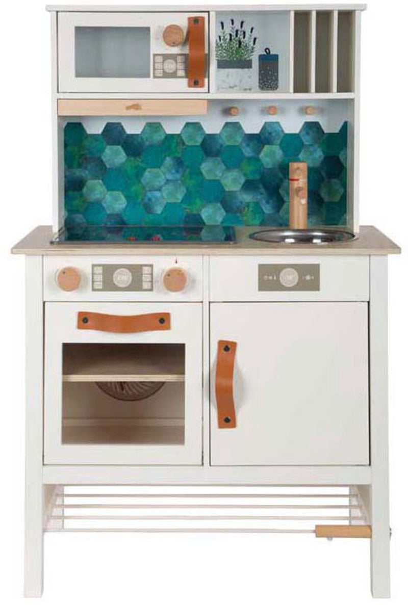 Afbeelding laden in galerijviewer, Small foot - houten speelkeuken tasty wit
