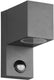 Trio roya - wandlamp - antraciet - excl. 1x gu10 4,9w - buitenverlichting - ip44