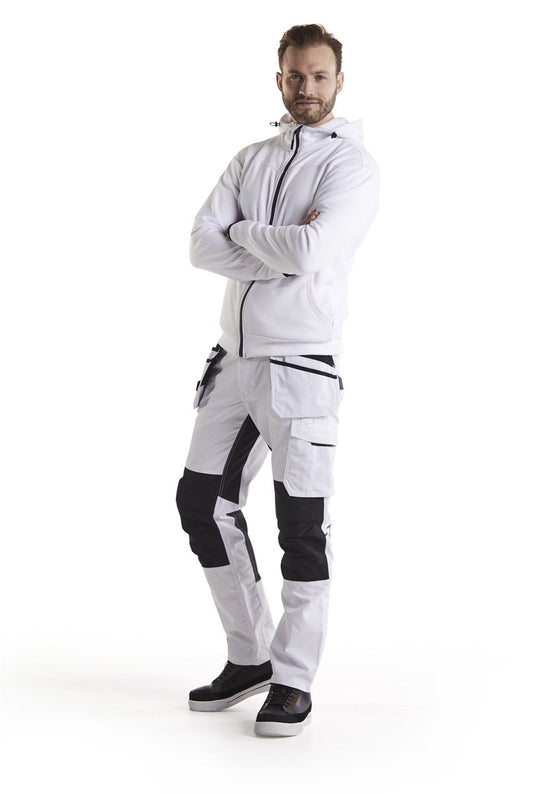 Blåkläder blaklader schilderswerkbroek stretch 1096-1330 - mannen - wit donkergrijs - 44