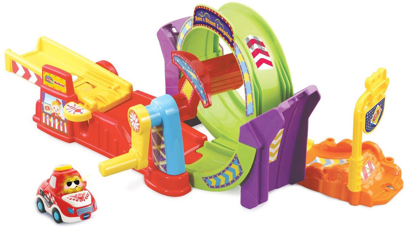 Load image into Gallery viewer, Vtech toet toet auto's - race stunt looping
