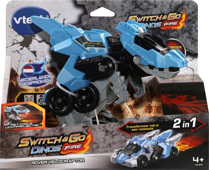 Load image into Gallery viewer, VTech Switch Go Dino&#39;s Fire Rover Velociraptor
