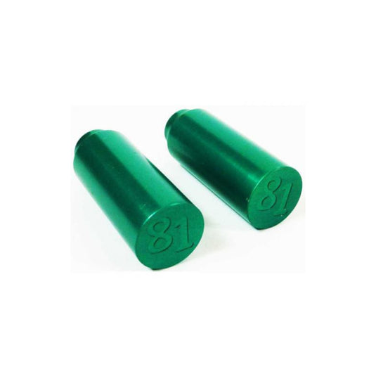 81 custom pegs pair - green