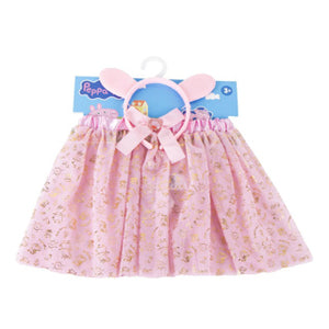 Verkleedrok en haarband peppa | 2 stuks