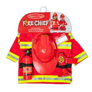 Load image into Gallery viewer, Melissa doug fire chief role play costume set
