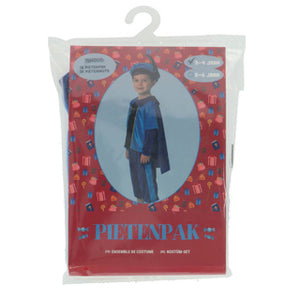 Pietenpak blauw cape 98-104 cm | 2 stuks