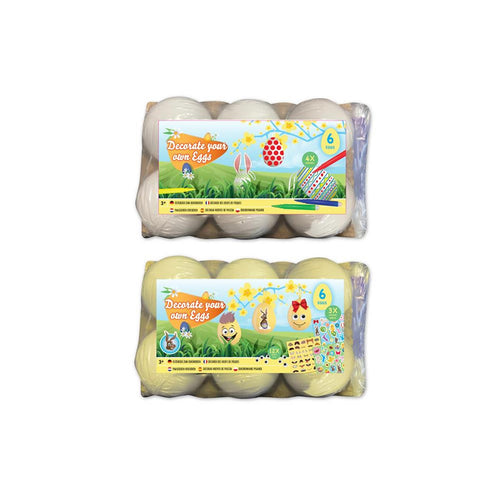 Grafix Paaseieren Versieren met Stickers, 6st.