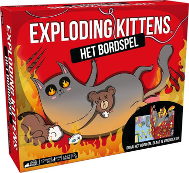 Asmodee exploding kittens het bordspel - partyspel - vanaf 7 jaar - 2-6 spelers - humor gegarandeerd