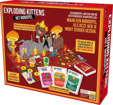 Asmodee exploding kittens het bordspel - partyspel - vanaf 7 jaar - 2-6 spelers - humor gegarandeerd