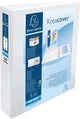 Exacompta kreacover ringband in pp met 4 d-ringen van 50mm - a4 maxi - wit - 51844e