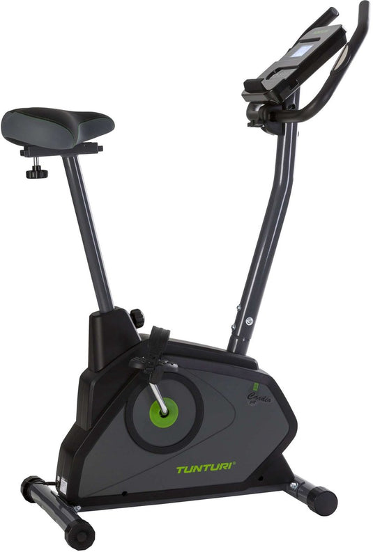 Tunturi cardio fit e30 hometrainer - fitnessfiets met ergometer - 12 trainingsprogramma's - verstelbaar - ergonomisch