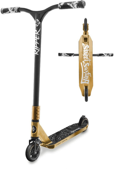 Streetsurfing street surfing - ripper stuntstep - bloody gold - 110mm wielen