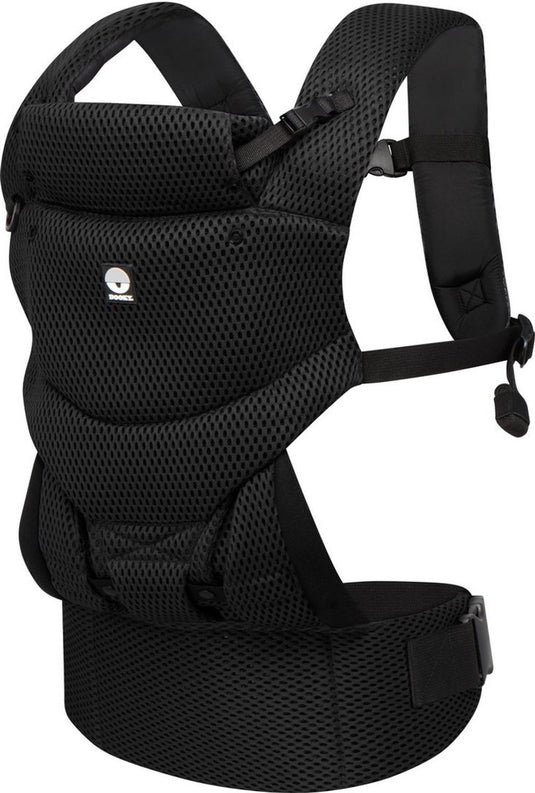 Dooky draagzak baby - baby carrier urban comfort black - kinderdrager - draagzak peuter en baby 3,5-15 kg - ergonomische m-positie - rugdrager - verstelbaar en ademend - draagzakken - babydraagzak