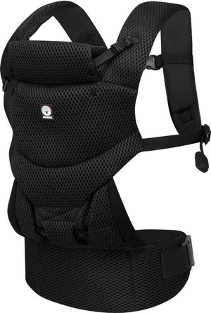 Dooky draagzak baby - baby carrier urban comfort black - kinderdrager - draagzak peuter en baby 3,5-15 kg - ergonomische m-positie - rugdrager - verstelbaar en ademend - draagzakken - babydraagzak