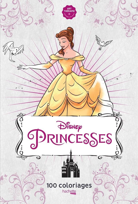 Hachette heroes disney princesses 100 coloriages - - kleurboek voor volwassenen