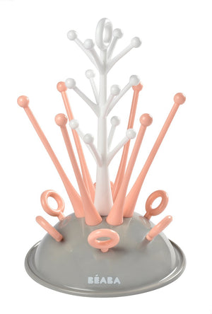Béaba flessenrek baby - flessen droogrek - droogrek flessen baby - afdruiprek voor zuigflessen - roze