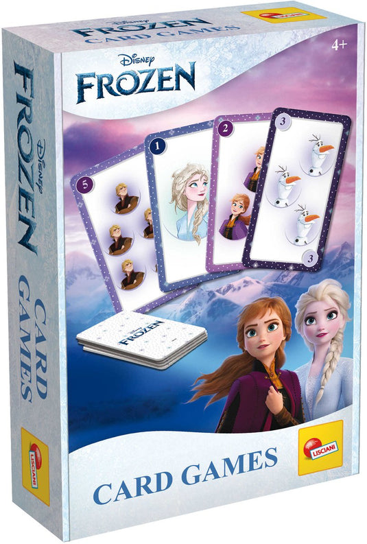 Lisciani frozen card games in display