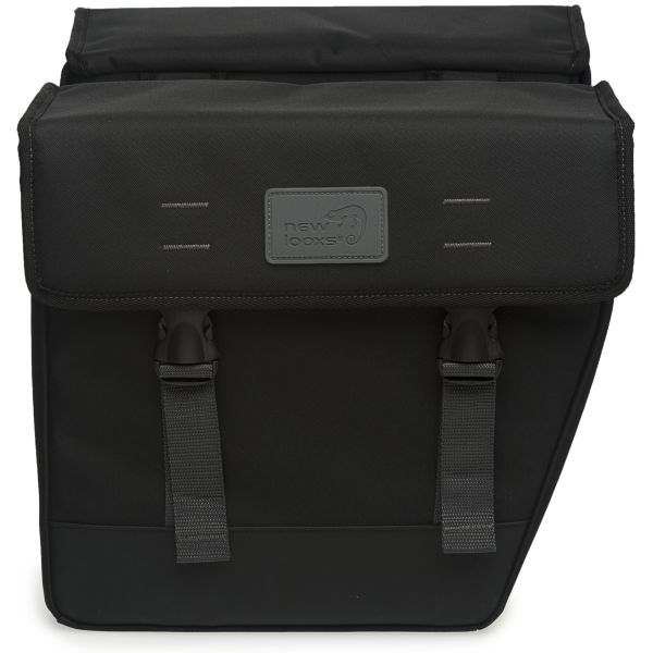 Load image into Gallery viewer, New Looxs Origin Dubbel tas zwart - fietstas - unisex - waterafstotend - 39L
