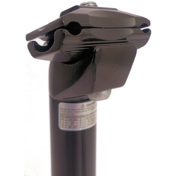 Load image into Gallery viewer, zadelpen vast 27.2 x 350 mm aluminium zilver
