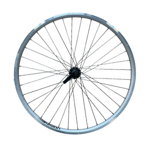 Rodi achterwiel 26 -559x19 iid skorpion alu. zilver fm32 qr cassette 8 9 sp. 14 rvs