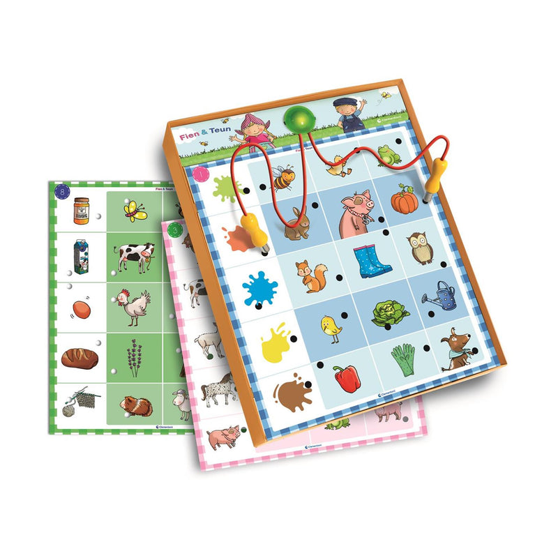 Afbeelding laden in galerijviewer, Clementoni interactive quiz fien teun 3-5 jaar
