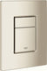Grohe skate cosmopolitan bedieningspaneel 2-knops verticaal, nikkel