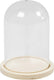 Creativ company cc stolp op houten voet 9,5x6 cm