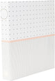 Ancor ringband unique a4 2 rings d-25 mechaniek dots wit - an-121827-d