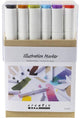 Creativ company tekenstift lijndikte 1+8mm pastelkleuren - 24st.