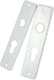 Starx kortschild profielcilinder 55 aluminium f1 - 2 stuks
