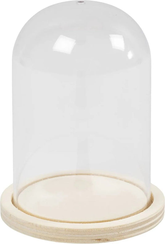 Creativ company cc stolp op houten voet 9,5x6 cm